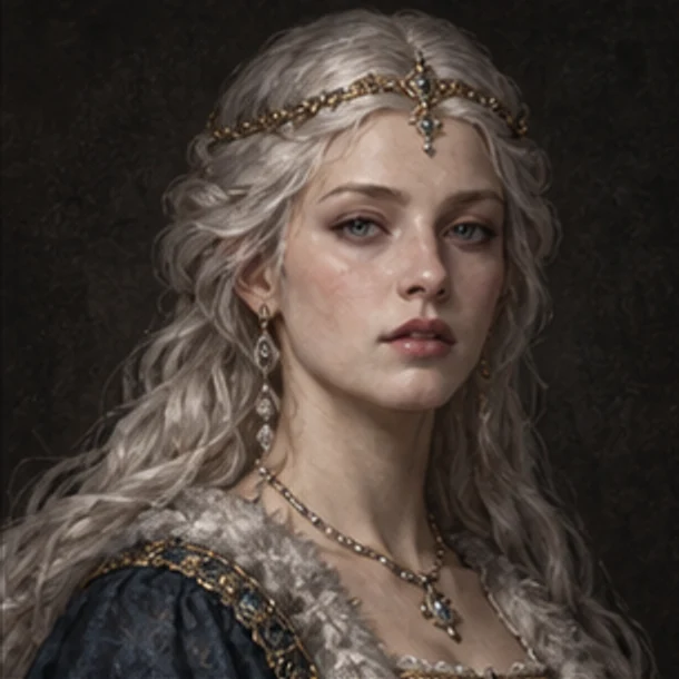 Concept portrait for Rhaenyra Targaryen
