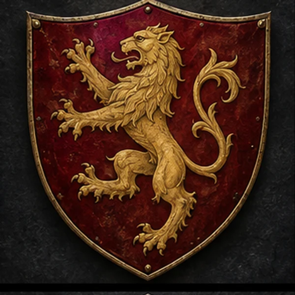 Concept coat of arms for House Lannister