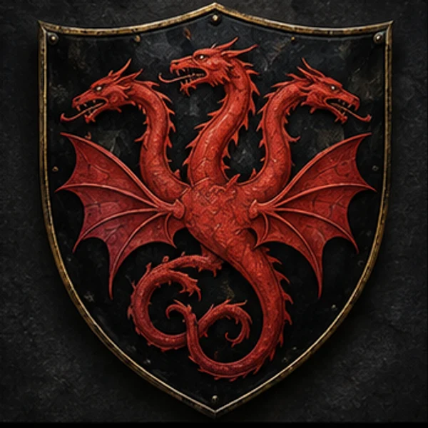 Concept coat of arms for House Targaryen
