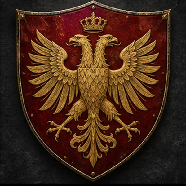 Concept coat of arms for Roman Empire